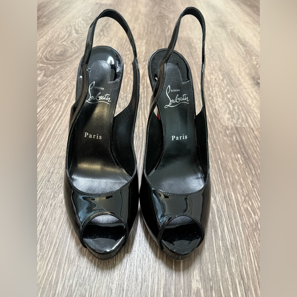 Christian Louboutin hot chick sling Alta 40